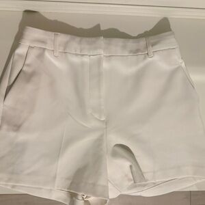 Express Women's High Waist White Shorts